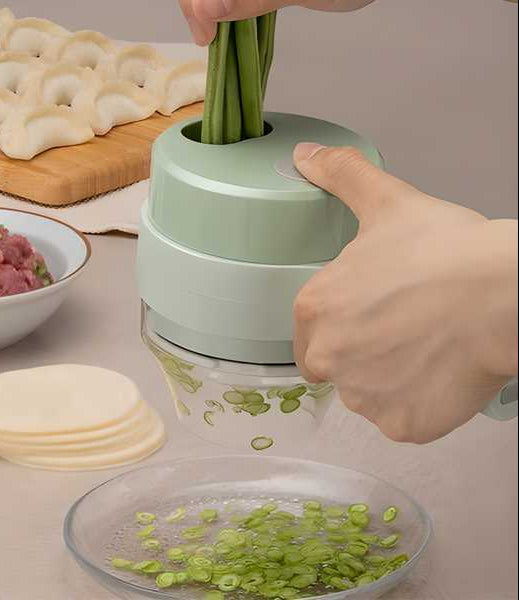 Wireless Handy Electric Vegetable Chopper - 4 in 1