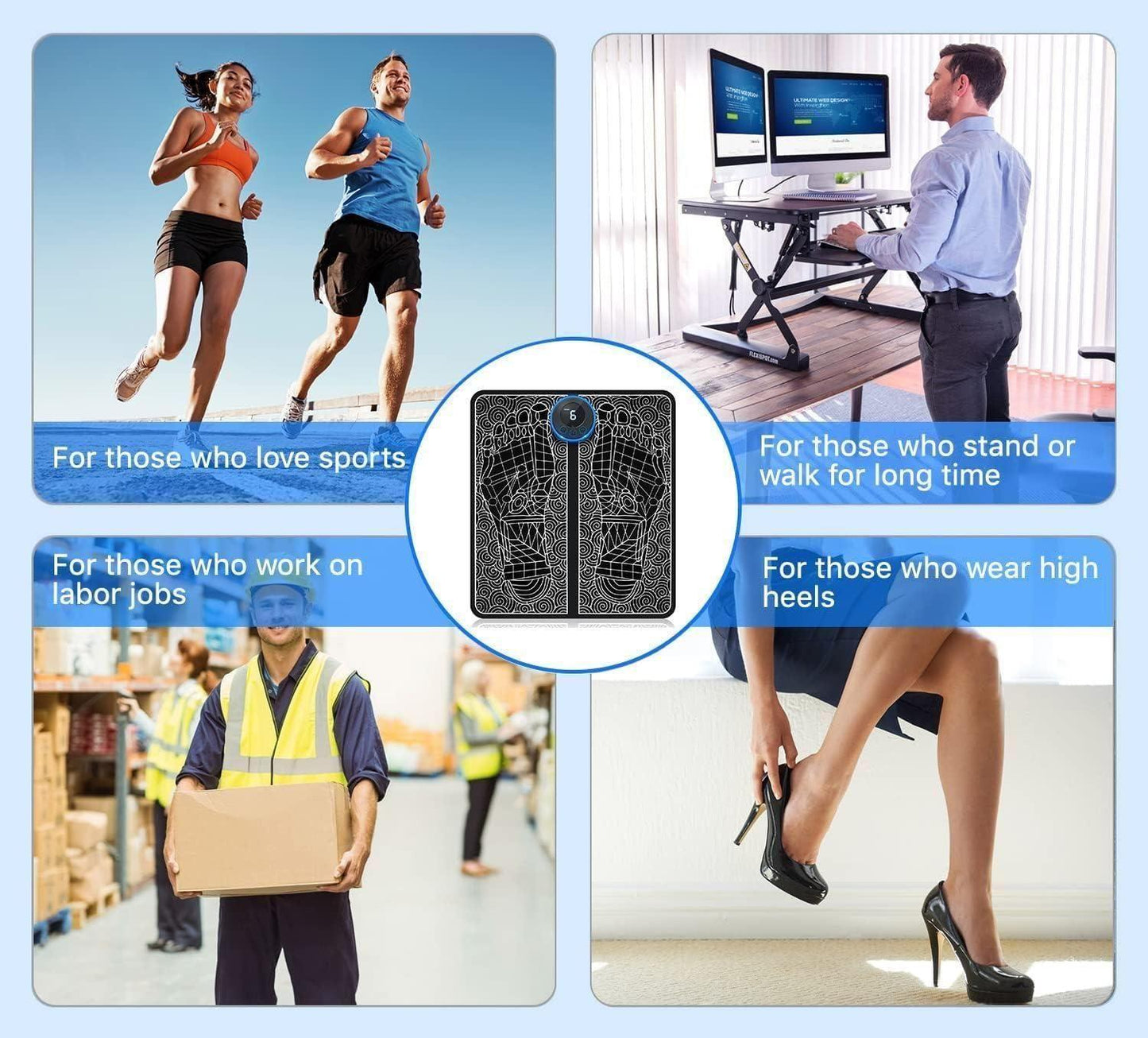 Foot Massage, Pain Reliever, Wireless & Electric
